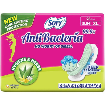 Sofy Anti Bacteria 28 Pads Xl