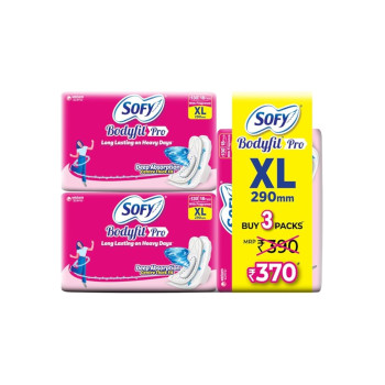 Sofy Bodyfit Pro XL 290mm Pack Of 3