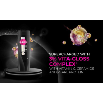 Sunsilk Radiant Black Shine Shampoo 350 ml