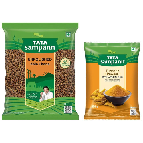 Tata Sampann Unpolished Kala Chana 500 g