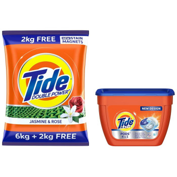 TIDE DOUBLE POWER  JASMINE AND ROSE