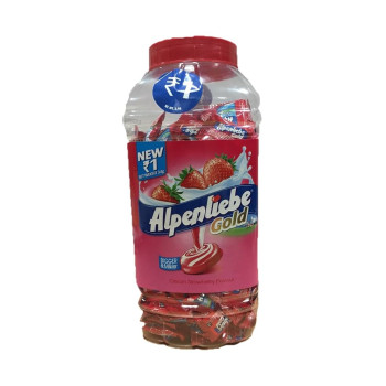 Truecart Alpenliebe Gold Cream Strawberry Flavour Candy