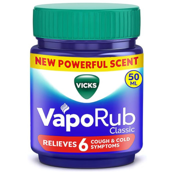 Vicks VapoRub Relieves Cough Cold Symptoms 50ml
