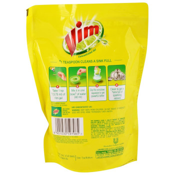 Vim Lemon Concentrated Dishwash Gel 140 ml