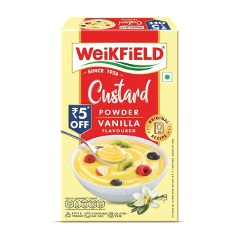 Weikfield Custard Powder  Vanilla Flavor 100G
