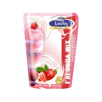 Weikfield Strawberry Falooda Dessert Mix 200G