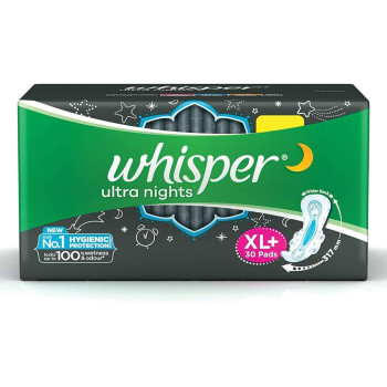 Whisper Bindazzz Nights 30 XXL Sanitary Pads,