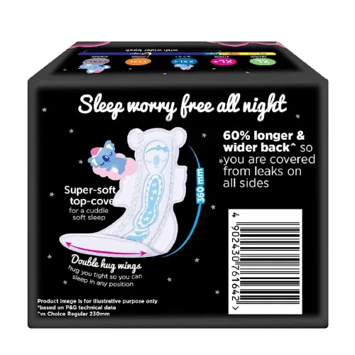 Whisper Bindazzz Nights XXL Sanitary Pads