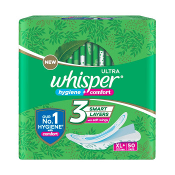 Whisper Ultra Hygiene and Comfort Sanitary Napkins 