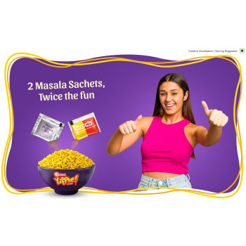 YiPPee! Magic Mood Masala 4 Block Instant Noodles 