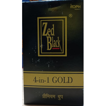 Zed Black 4 IN 1 Gold Dhoop