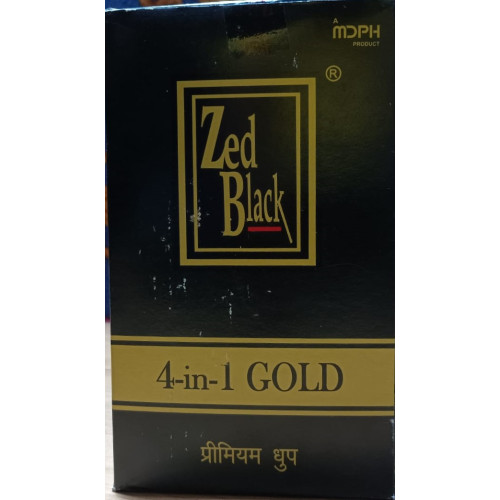 Zed Black 4 IN 1 Gold Dhoop