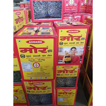 Mor Mustard oil /Tin 15kg.