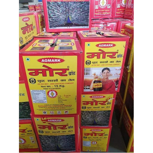 Mor Mustard oil /Tin 15kg.