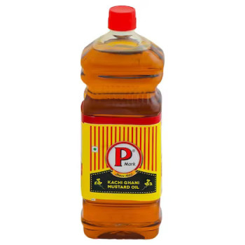 P Mark Kachi Ghani Mustard Oil  1L