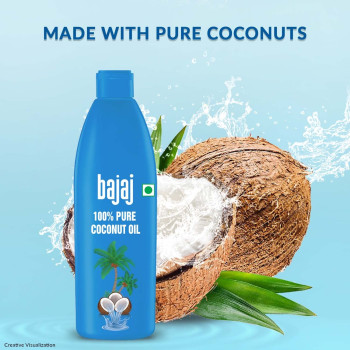 Bajaj 100% Pure Coconut Oil 175ml Free Baja coconut oil 45ml