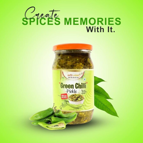 Chatorein Shyam Green Chilli Sauce 660g