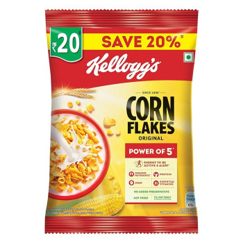 Kellogg's Corn Flakes Original, High in Iron, High in B Group Vitamins, Breakfast Cereals, 53g
