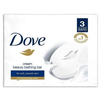 Dove Cream Beauty Bathing Bar Pack of 3