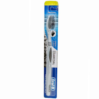 Oral B Fresh Clean Charcoal Medium Toothbrush