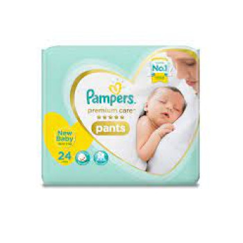Pampers Premium Care Pants  New Baby up to 5kg - 24 pants