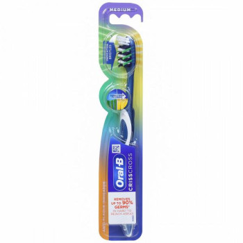 Oral-B Crisscross Anti Plaque Indicator Medium Toothbrush