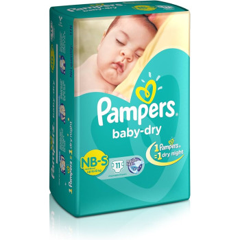 Pampers Baby Dry Pants (NB-S) 11 count (8 kg)