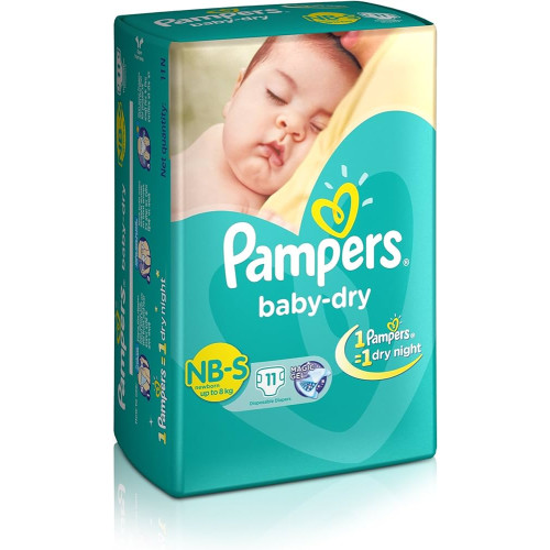 Pampers Baby Dry Pants (NB-S) 11 count (8 kg)