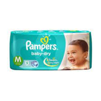 Pampers Baby-Dry  (M 6-11kg) 5 Count.