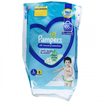 Pampers All-Round Protection Pants (L) 5 count (9- 14 kg)