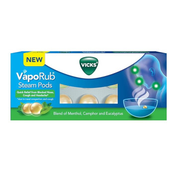 Vicks VapoRub SteamPods 10s,