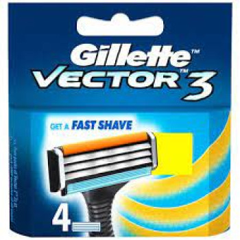 Gillette Vector 3 Cartridge 4 pcs