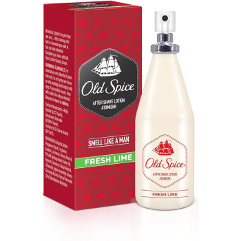 Old Spice After Shave Lotion Atomizer- Fresh Lime, 150 ml 