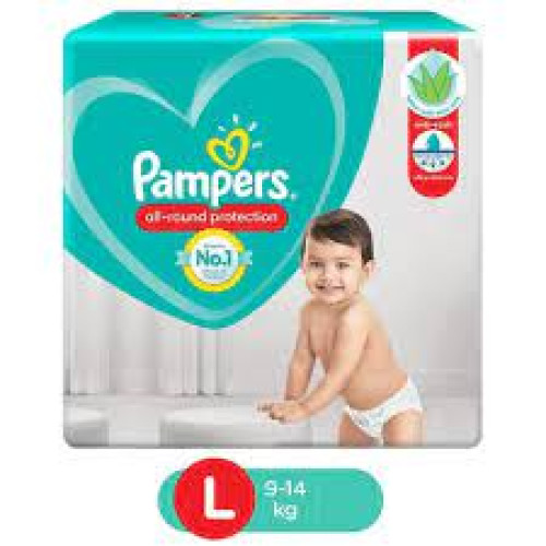 Pampers All-Round Protection Diaper Pants (L, 9-14kg) 48 Count.