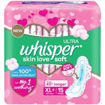 Whisper Ultra Skin Love Soft Pad (XL+) 30 Pads