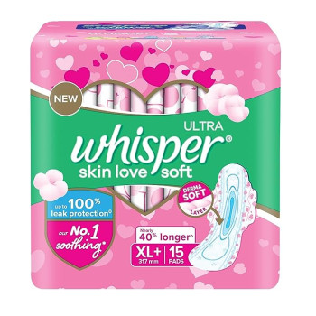 Whisper Ultra Skin Love Soft Pad (XL+) 6 Pads