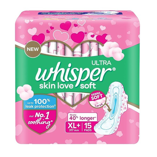 Whisper Ultra Skin Love Soft Pad (XL+) 6 Pads