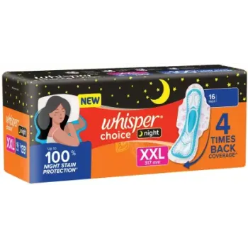 Whisper Choice Night, (XXL) 16 Pads