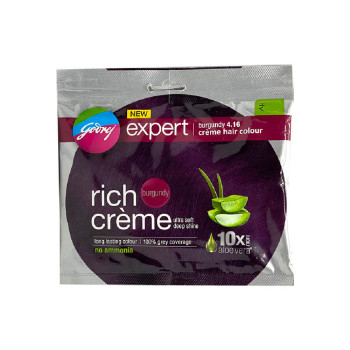 Godrej Expert Rich Creme Ammonia Free Hair Colour Burgundy