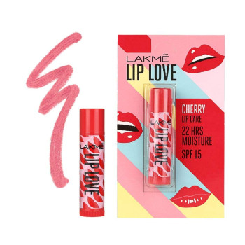 Lakme Lip Love Chapstick Cherry, Lip Balm 4.5g