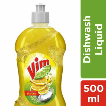 Vim Lemon Concentrated Dishwash Liquid 500 ml.