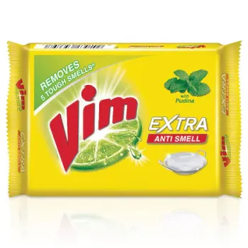 Vim Anti Smell Pudina Dishwash Bar 250g