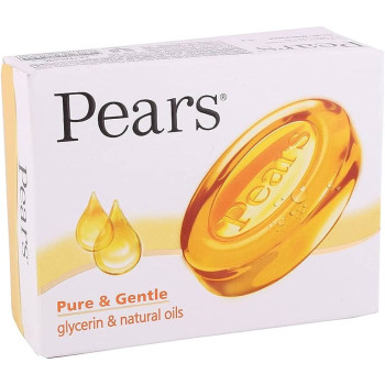 Pears Pure & Gentle Soap with Glycerin & Natural Oils 125g. (Pack of 3)