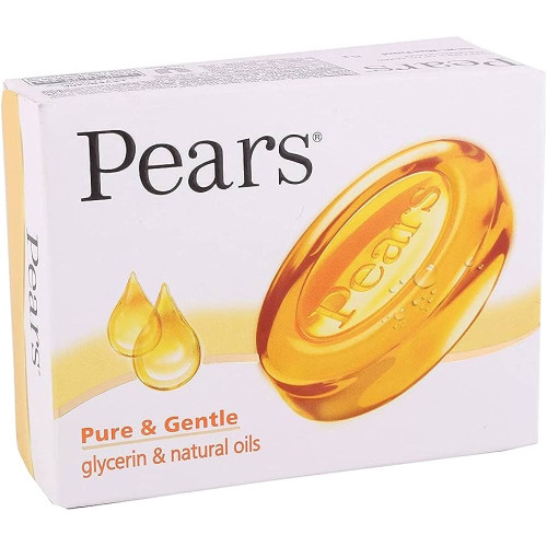 Pears Pure & Gentle Soap with Glycerin & Natural Oils 125g. (Pack of 3)