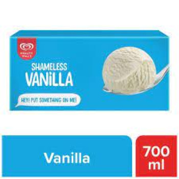 kwality walls Frozen Dessert - Vanilla, 700 ml