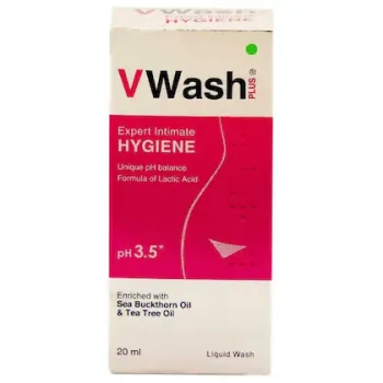 Vwash Plus Expert pH 3.5 Intimate Hygiene Wash 20ml