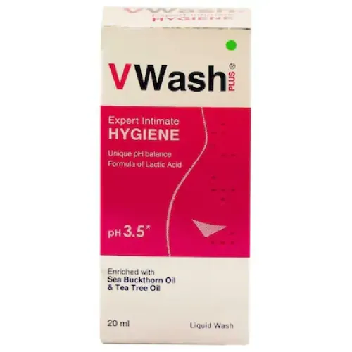 Vwash Plus Expert pH 3.5 Intimate Hygiene Wash 20ml