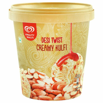 Kwality Wall's Desi Twist Creamy Kulfi Ice Cream