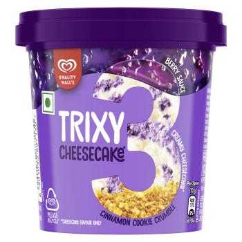 kwality walls  - Trixy Cheese Cake, 110 ml Cup