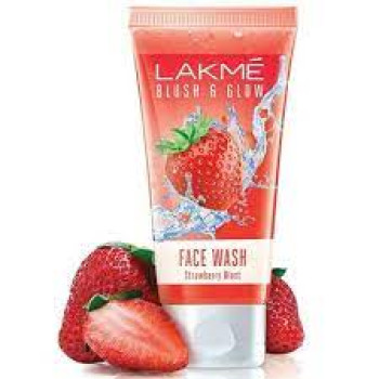 Lakme Blush & Glow Strawberry Blast Face Wash 50g